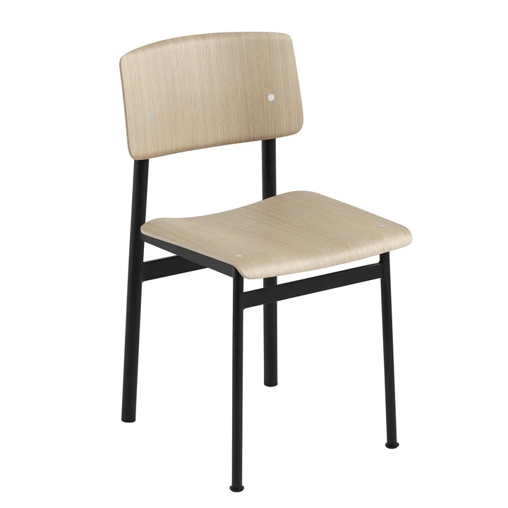 Loft Chair von Muuto in Eiche / Schwarz