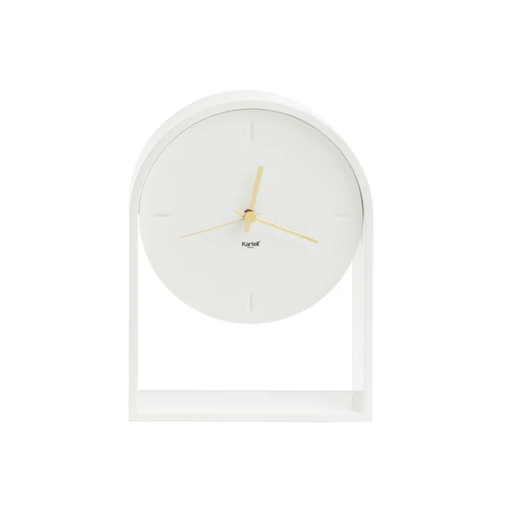 Die Kartell - Air du Temps Tischuhr in weiß