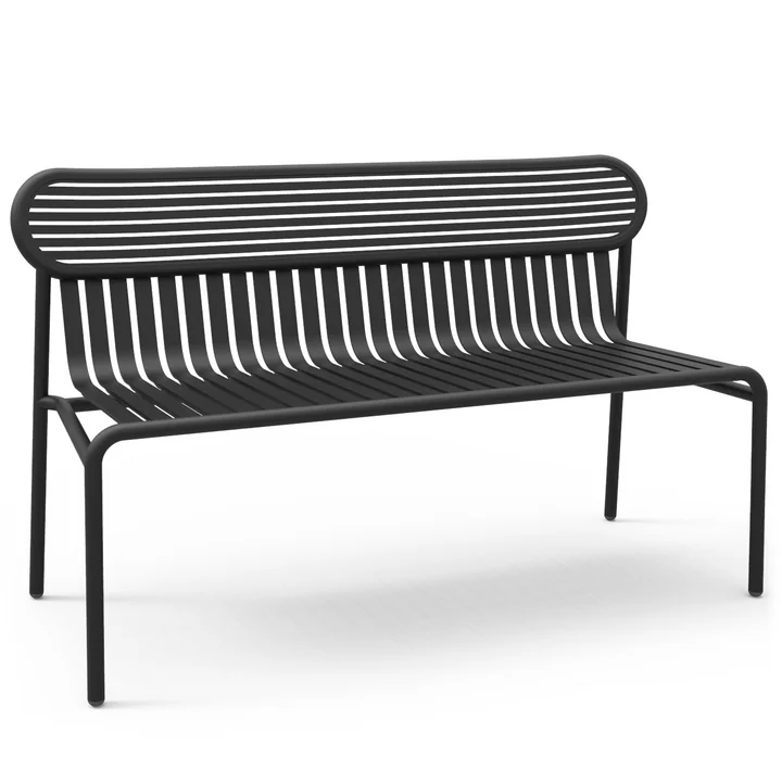 Die Week-End Bank von Petite Friture, schwarz (RAL 9005)