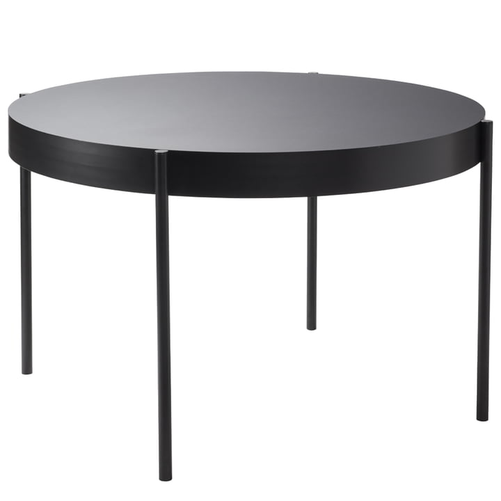 Der Verpan - Tisch 430, Ø 120 cm in schwarz