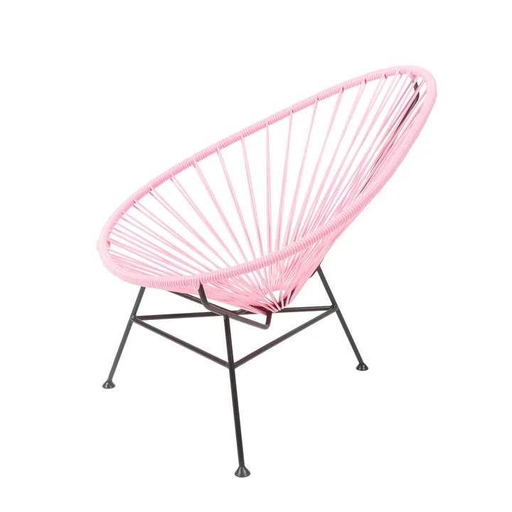 Der Acapulco Design - Acapulco Mini Chair in rosa / schwarz