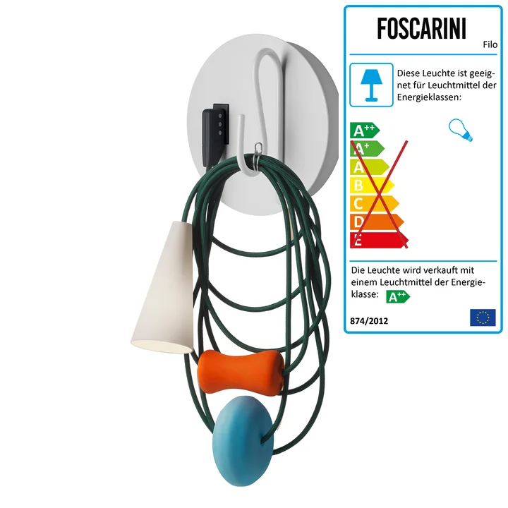 Filo Wandleuchte von Foscarini in Teodora