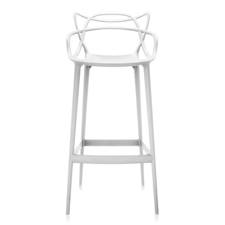 Der Kartell - Masters Barhocker, H 75 cm / weiß