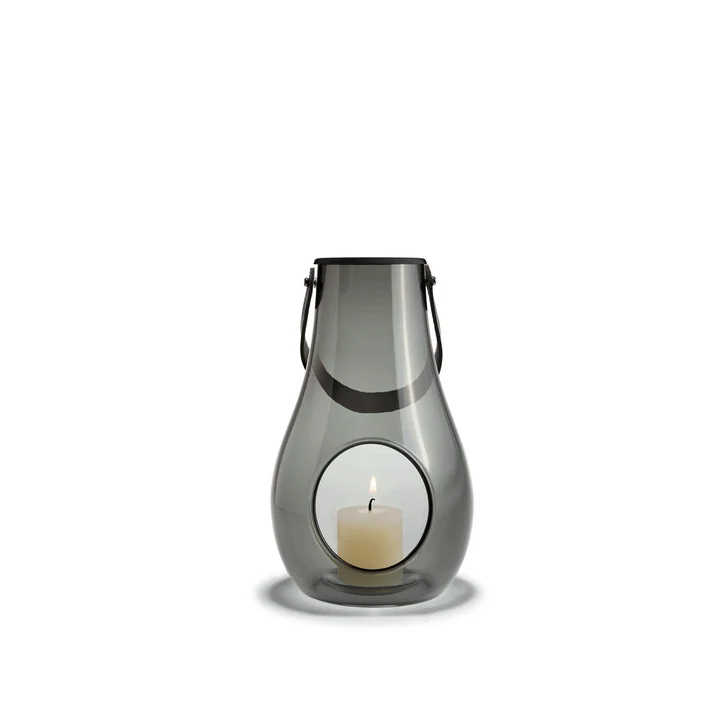 Design with light Laterne H 16 cm von Holmegaard in Smoke