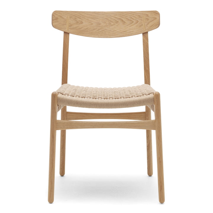 Der Carl Hansen - CH23 Chair, Eiche geölt / Naturgeflecht
