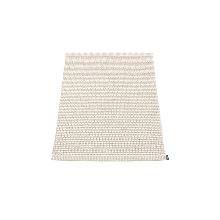 Mono Teppich 60 x 85 cm von Pappelina in Linen / Vanilla