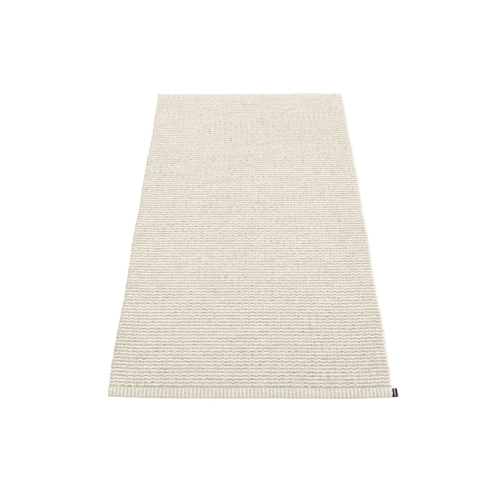 Mono Teppich 60 x 150 cm von Pappelina in Linen / Vanilla
