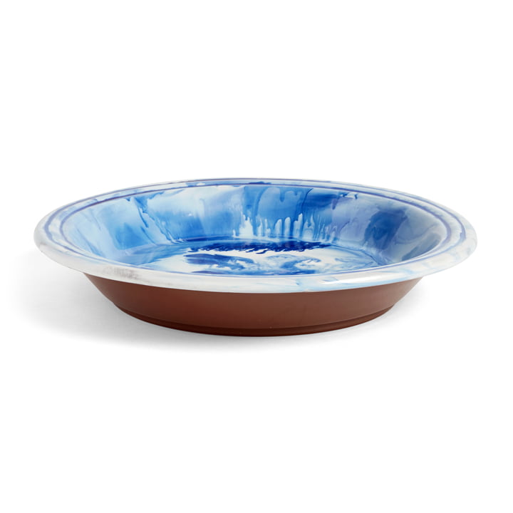Die Hay - Swirl Schale, Ø 36 x H 6.5 cm, blau