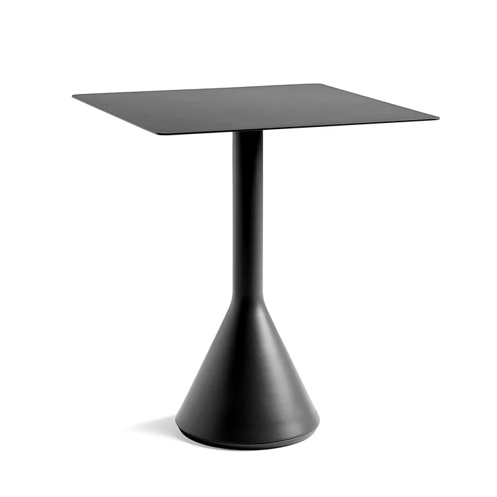 Palissade Cone Bistrotisch 65 x 65 cm, H 74 cm von HAY in Anthrazit