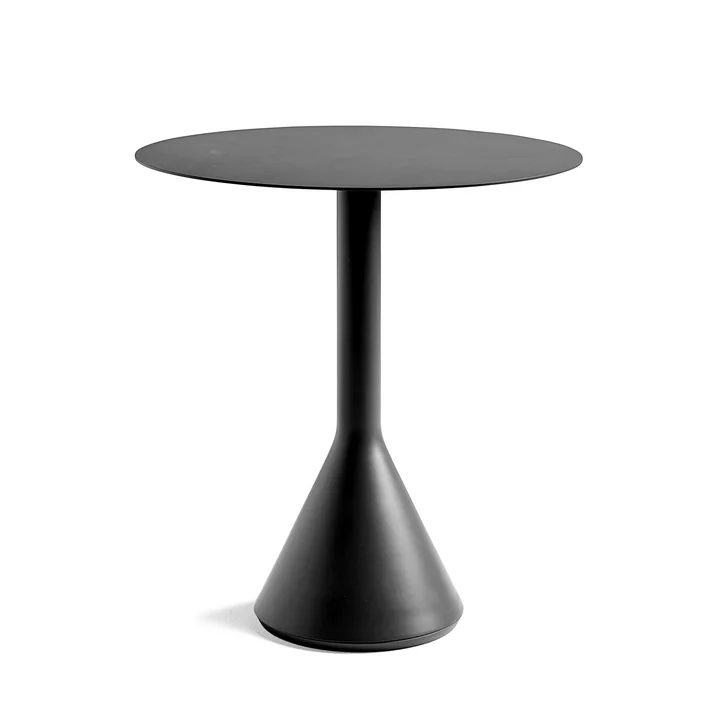 Palissade Cone Bistrotisch Ø 70 x H 74 cm von HAY in Anthrazit