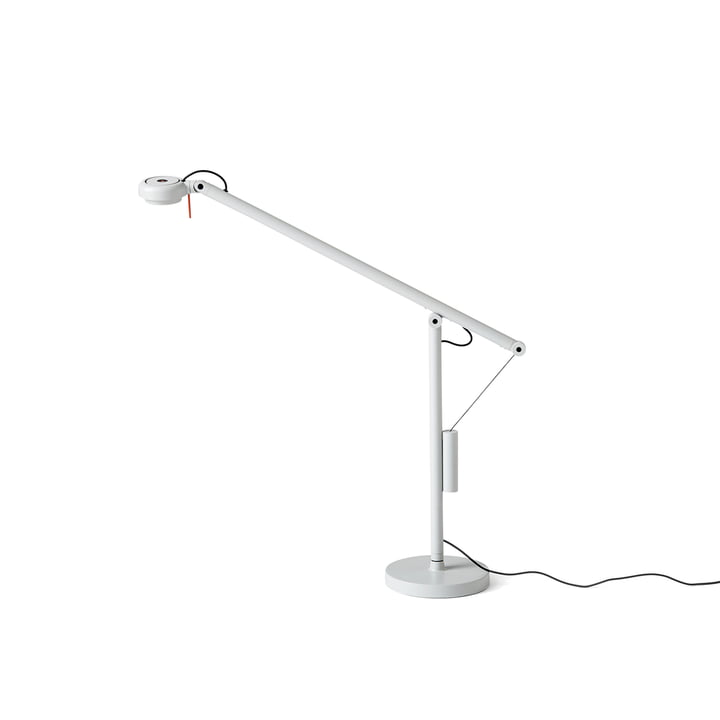 Fifty-Fifty Mini LED Tischleuchte von Hay in Lichtgrau (RAL 7035)
