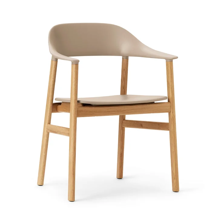 Normann Copenhagen - Herit Armlehnstuhl, Eiche / sand