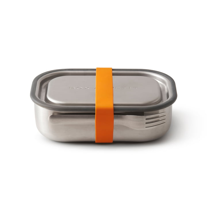 Die Black + Blum - Edelstahl Lunch Box in orange