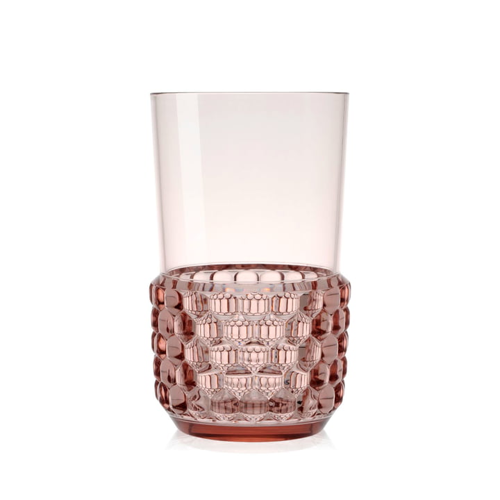 Der Kartell - Jellies Becher, Ø 8,5 x H 15 cm in rosa