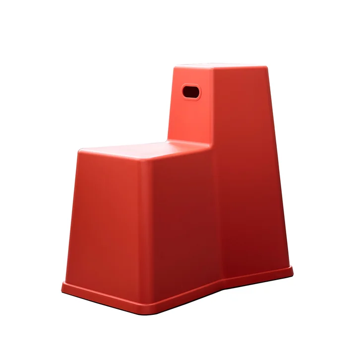 Der Vitra - Stool-Tool in poppy red
