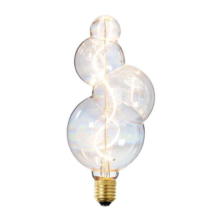 Das NUD Collection - LED-Leuchtmittel Bubble Ø 100 mm, E27 / 3 W, klar