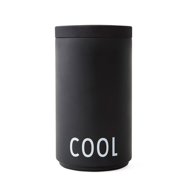 Design Letters - Cooler & Ice bucket in schwarz