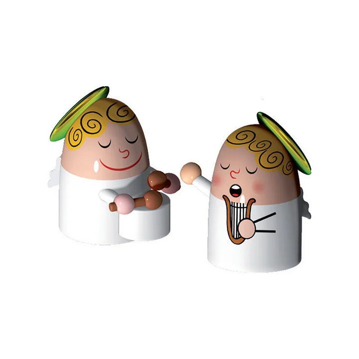 Die Alessi - Krippenfiguren 2er-Set, Angels Band No.3