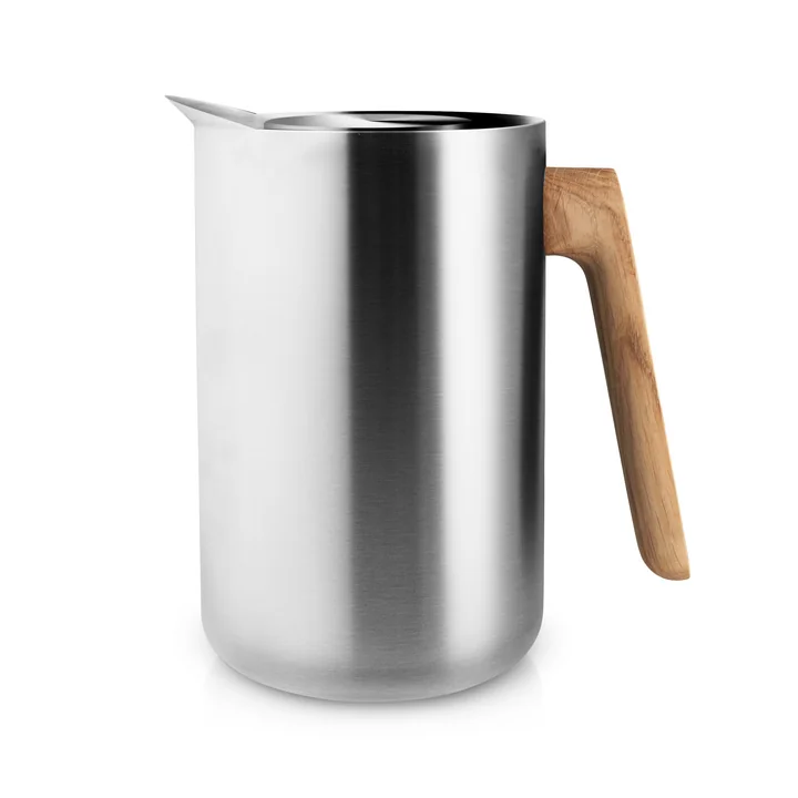 Nordic Kitchen Isolierkanne von Eva Solo in Eiche / Edelstahl