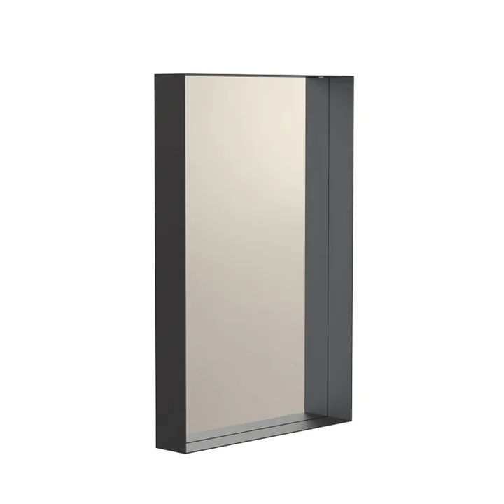 Unu Wandspiegel 4133 mit Rahmen, 40 x 60 cm in schwarz von Frost