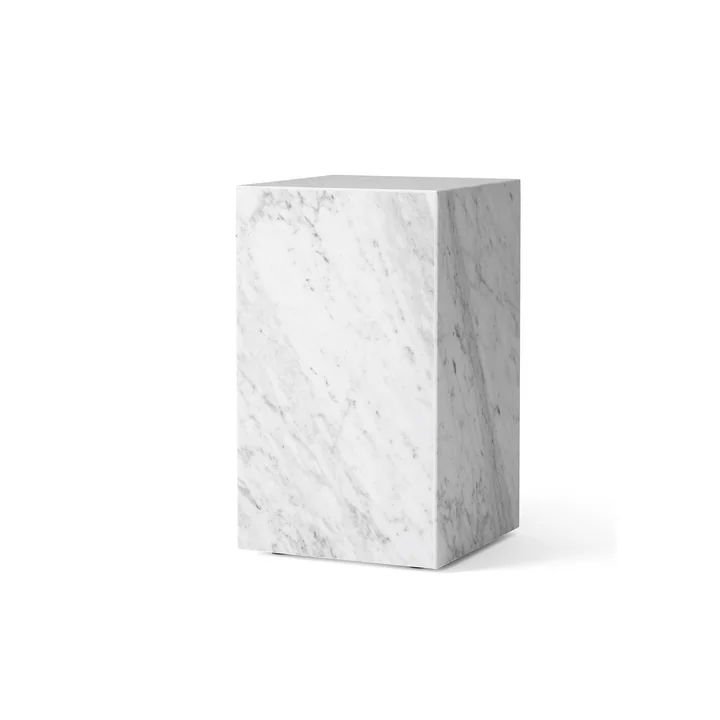 Plinth Tall Beistelltisch von Audo in weiß