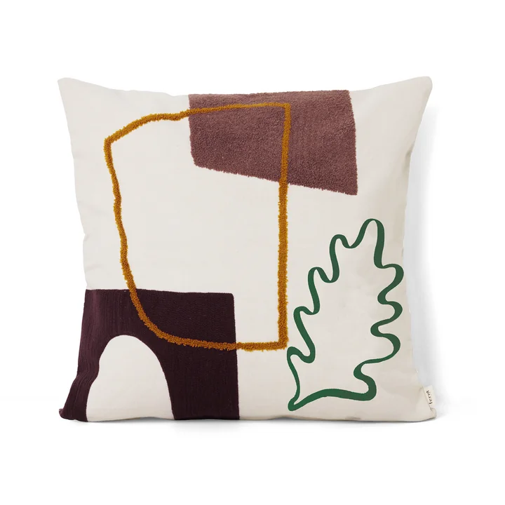 Mirage Kissen 50 x 50 cm Leaf von Ferm Living