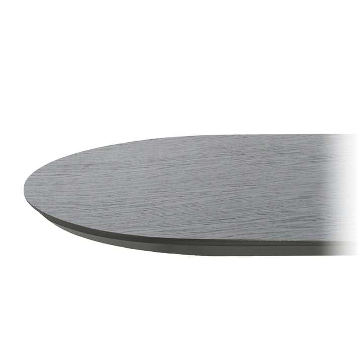 Mingle Tischplatte oval von ferm Living in schwarz