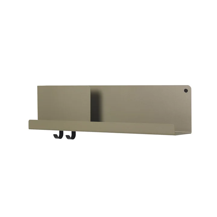 Folded Shelves 63 x 16,5 cm von Muuto in oliv