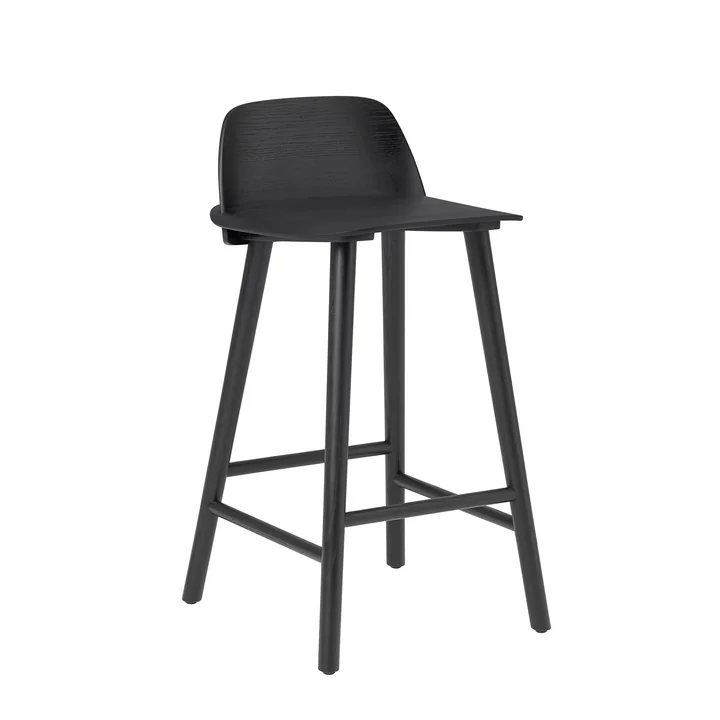 Nerd Barhocker H 65 cm von Muuto in schwarz