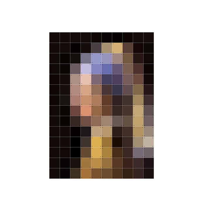 IXXI - Mädchen mit dem Perlenohrring (Pixel), 100 x 140 cm