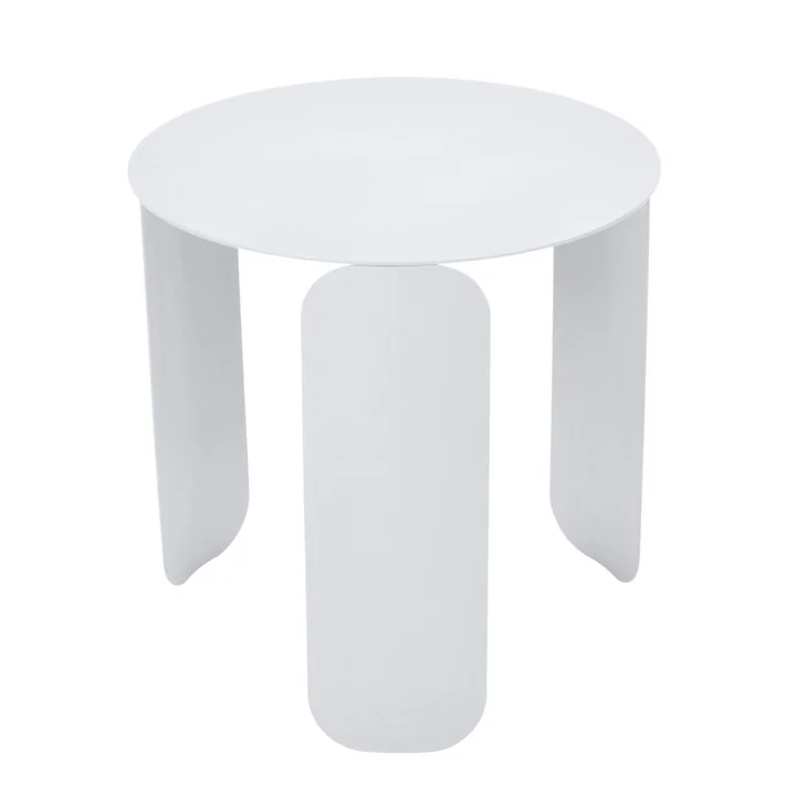 Bebop Beistelltisch Ø 45 cm von Fermob in baumwollweiß