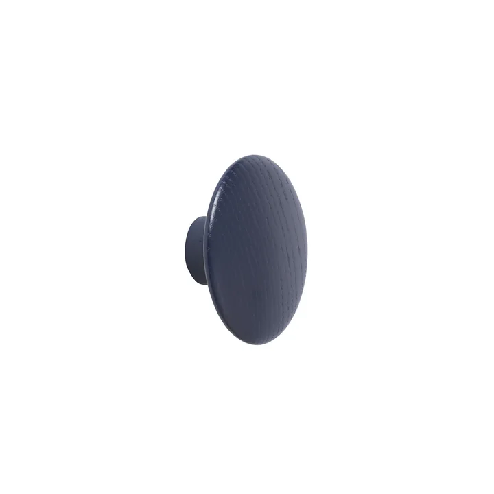 Wandhaken "The Dots" single X-Small in midnight blue von Muuto