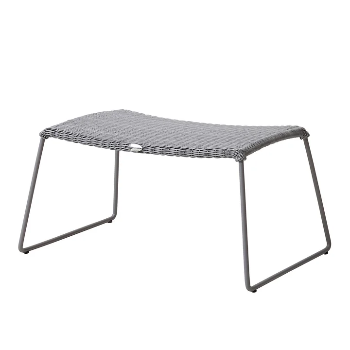 Breeze Hocker (5369) von Cane-line in hellgrau