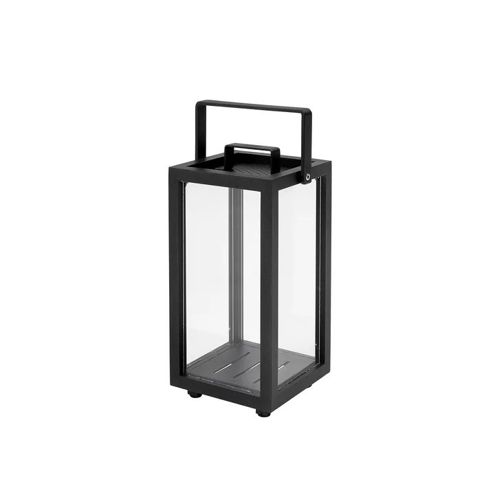 Lighthouse Laterne H 37 cm von Cane-line in lava grau