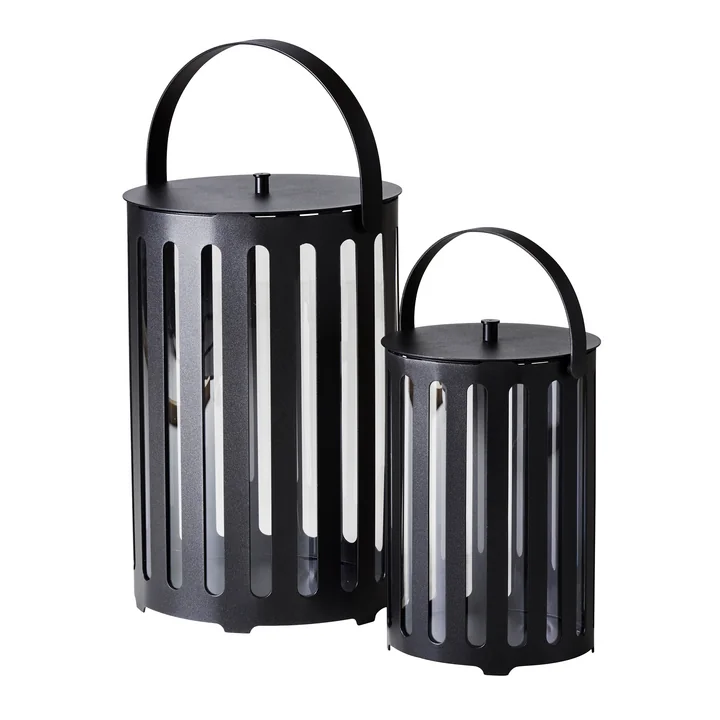 Lighttube Laternen von Cane-line in lava grau