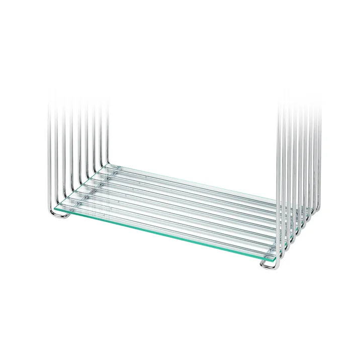 Regalboden für Panton Wire 18,8 cm von Montana in klarglas