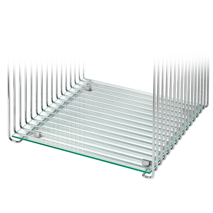 Regalboden für Panton Wire 34,8 cm von Montana in klarglas