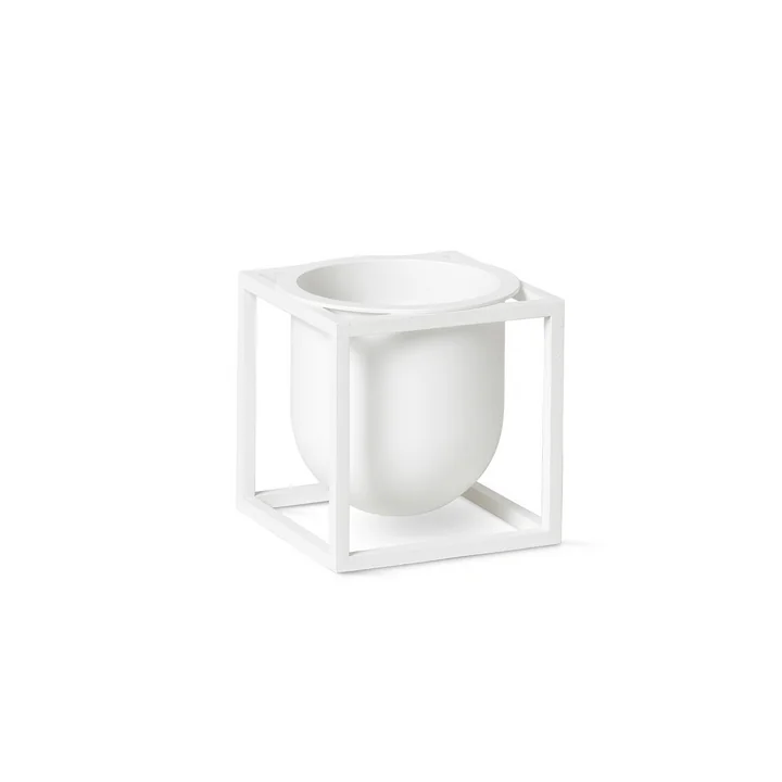 Kubus Flowerpot 10 von Audo in weiß
