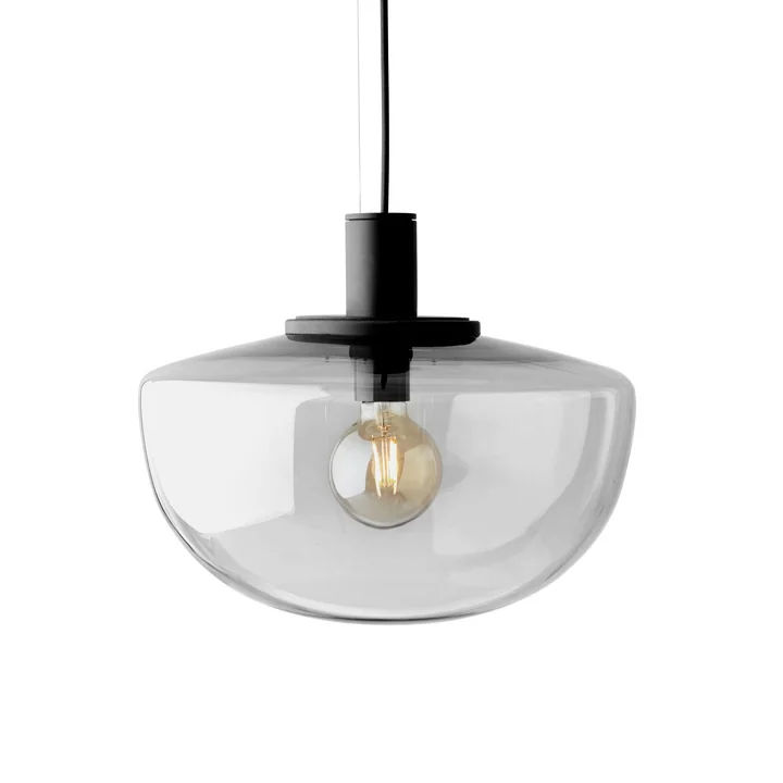 Bank Pendelleuchte Ø 35 cm in rauchgrau von Audo