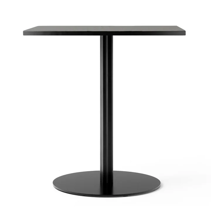 Harbour Column Bistrotisch 70 x 60 cm in Eiche schwarz lackiert von Audo