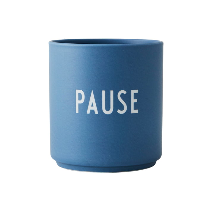 AJ Favourite Porzellan Becher, Pause von Design Letters