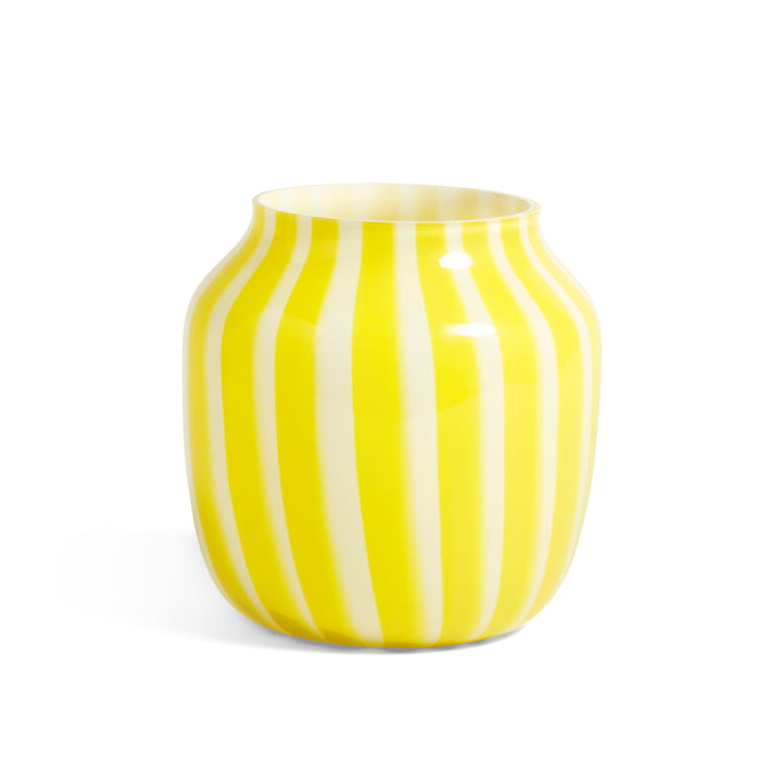 Juice Vase Ø 22 x H 22 cm von Hay in gelb