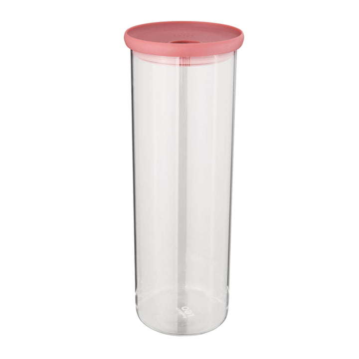 Leo Pasta-Behälter aus Glas 1,9 l von Berghoff in rosa