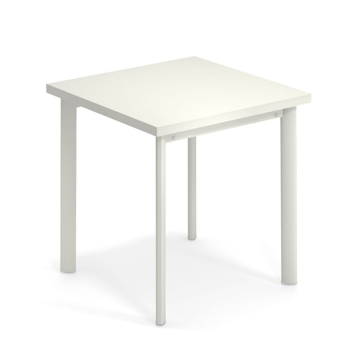 Star Tisch H 75 cm, 70 x 70 cm in weiß von Emu