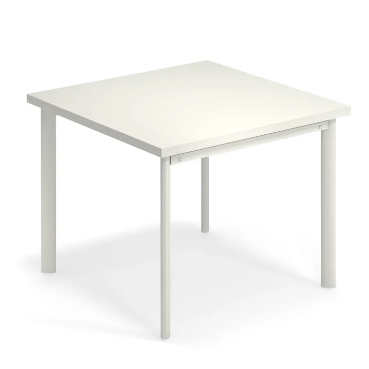 Star Tisch H 75 cm, 90 x 90 cm in weiß von Emu