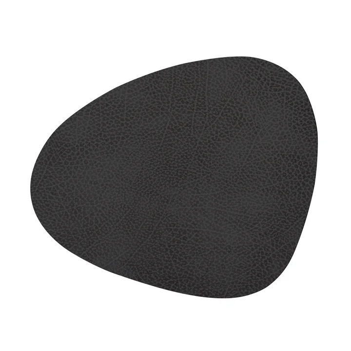 Tischset Curve L von Lind DNA in Hippo schwarz - anthrazit