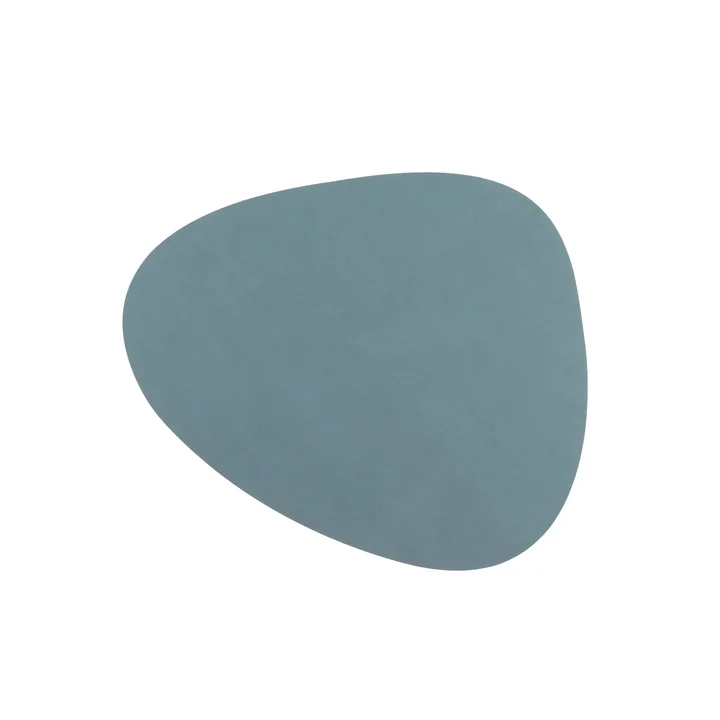 Glasuntersetzer Curve von Lind DNA in Nupo hellblau