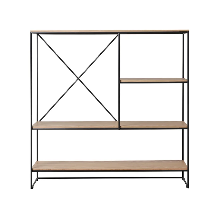 Planner Regal medium von Fritz Hansen in Eiche / schwarz