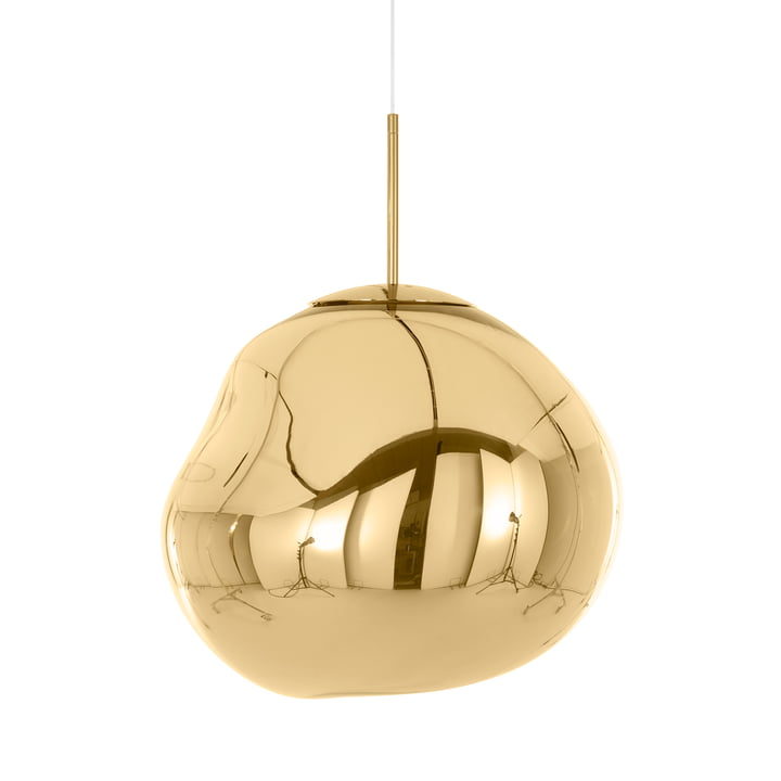 Melt LED-Pendelleuchte von Tom Dixon in Gold