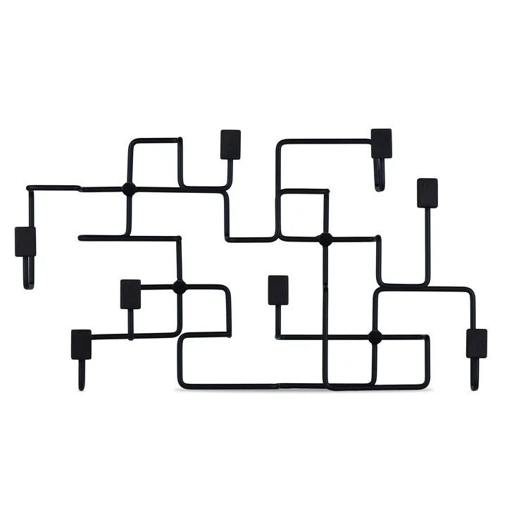 Underground Wandgarderobe in schwarz von Gejst